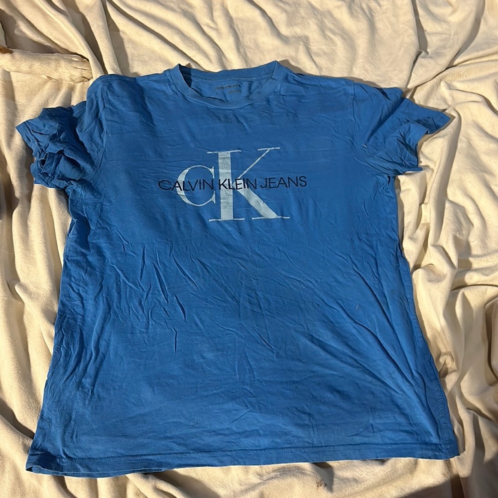 Calvin Kline tee, blue, used